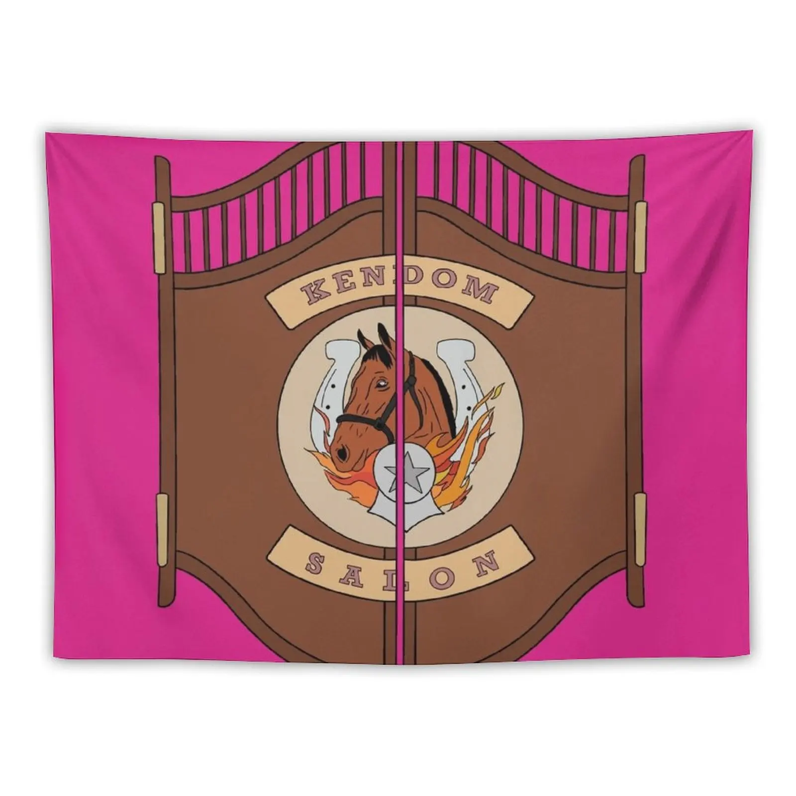 Ken's mojo doja casa дом салон дверь гобелен настенный декор аниме