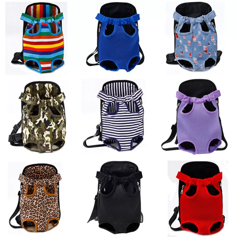 

2022 New Carrier travel Dog bag Canvas color pet dog backpack Puppy carrier bag