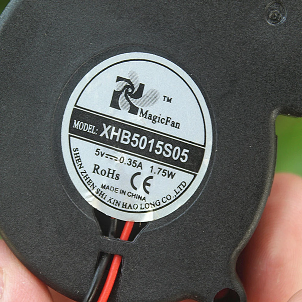 2 шт. мини 5015 Турбовентилятор охлаждающий вентилятор DC 5 в Бесщеточный