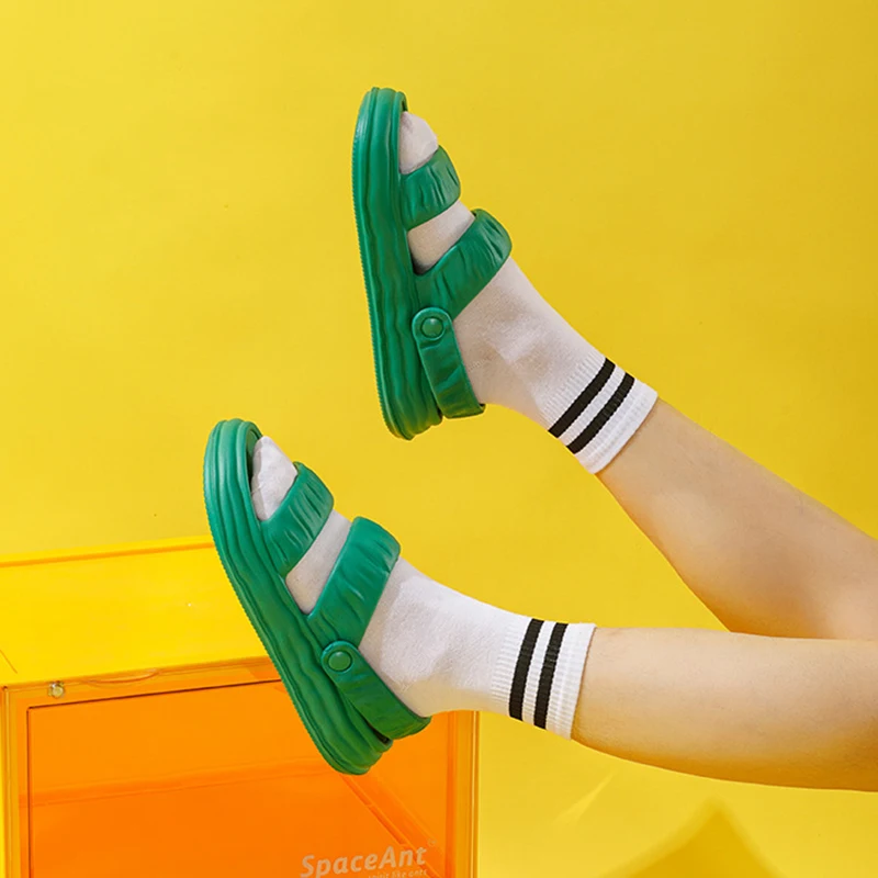 Женские шлепанцы VENTACT на толстой подошве сланцы из ЭВА пляжные сандалии с мягкой