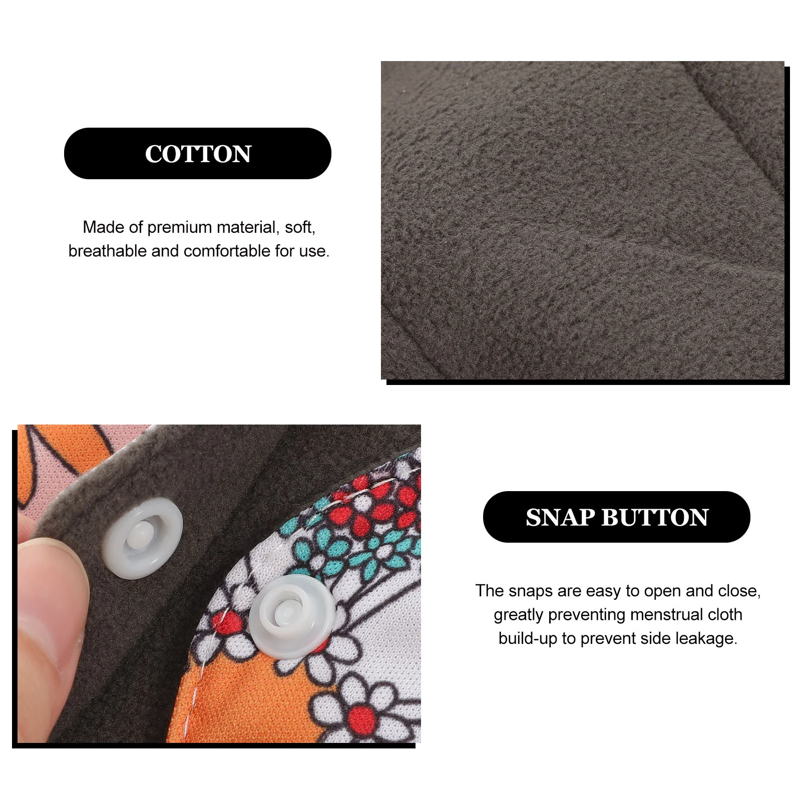 8 шт. гигиенические полотенца многоразовые моющиеся трусики подушечки