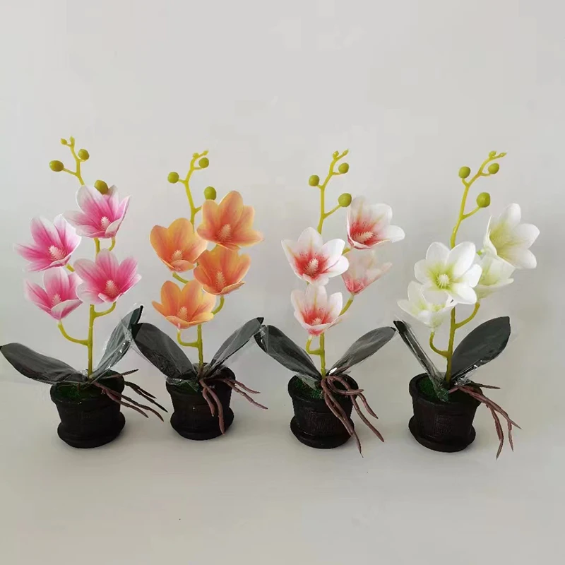 

Искусственное растение фаленопсис украшение не выцветает в помещении