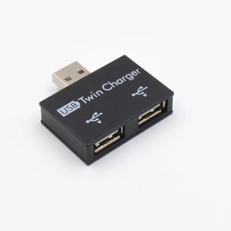 

USB 2.0 Usb hub 1 Male to 2 Port Female USB Hub Adapter Converter Charging Special Extender Converter One Drag Two Port