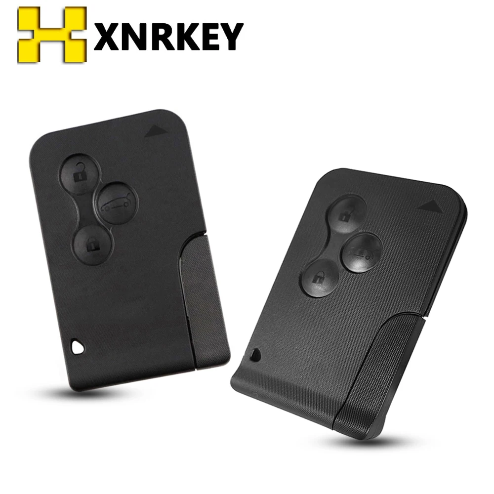 Сменный Чехол XNRKEY для смарт-карты с 3 кнопками чехол Renault Clio Logan Megane 2 Koleos Scenic
