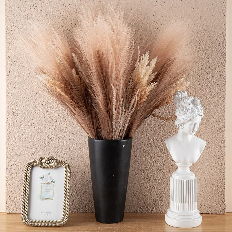 

Роскошная искусственная пампасная трава, букет, композиция для свадьбы в стиле бохо, искусственный цветок, тростник
