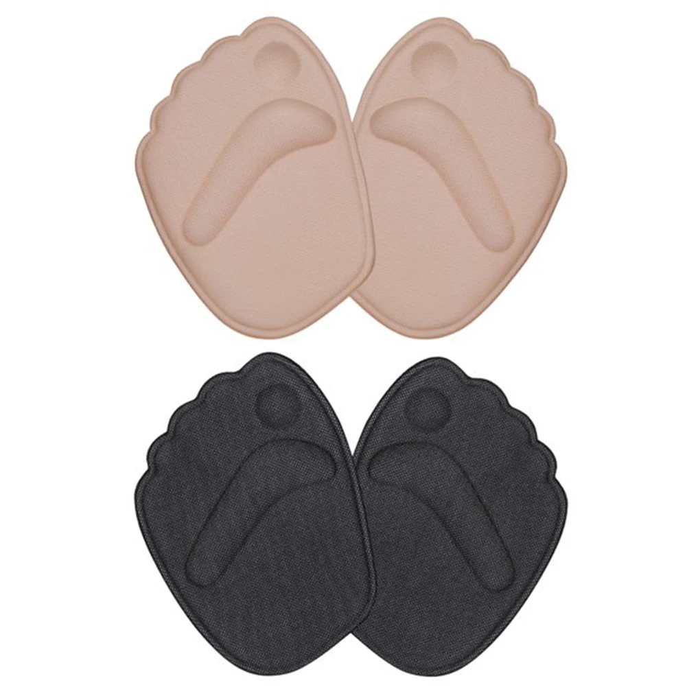 

2pairs Women High Heel Soft Half Code Portable Anti-slip Shock Absorber Accessories Front Foot Pad Shoes Forefoot Cushion