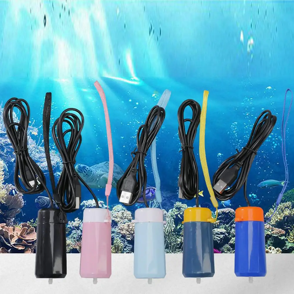 

Portable USB Oxygen Pump USB Charging Low Noise Energy Saving Air Pump Large Volume Oxygen Booster Aquarium Fish Tank Supplies