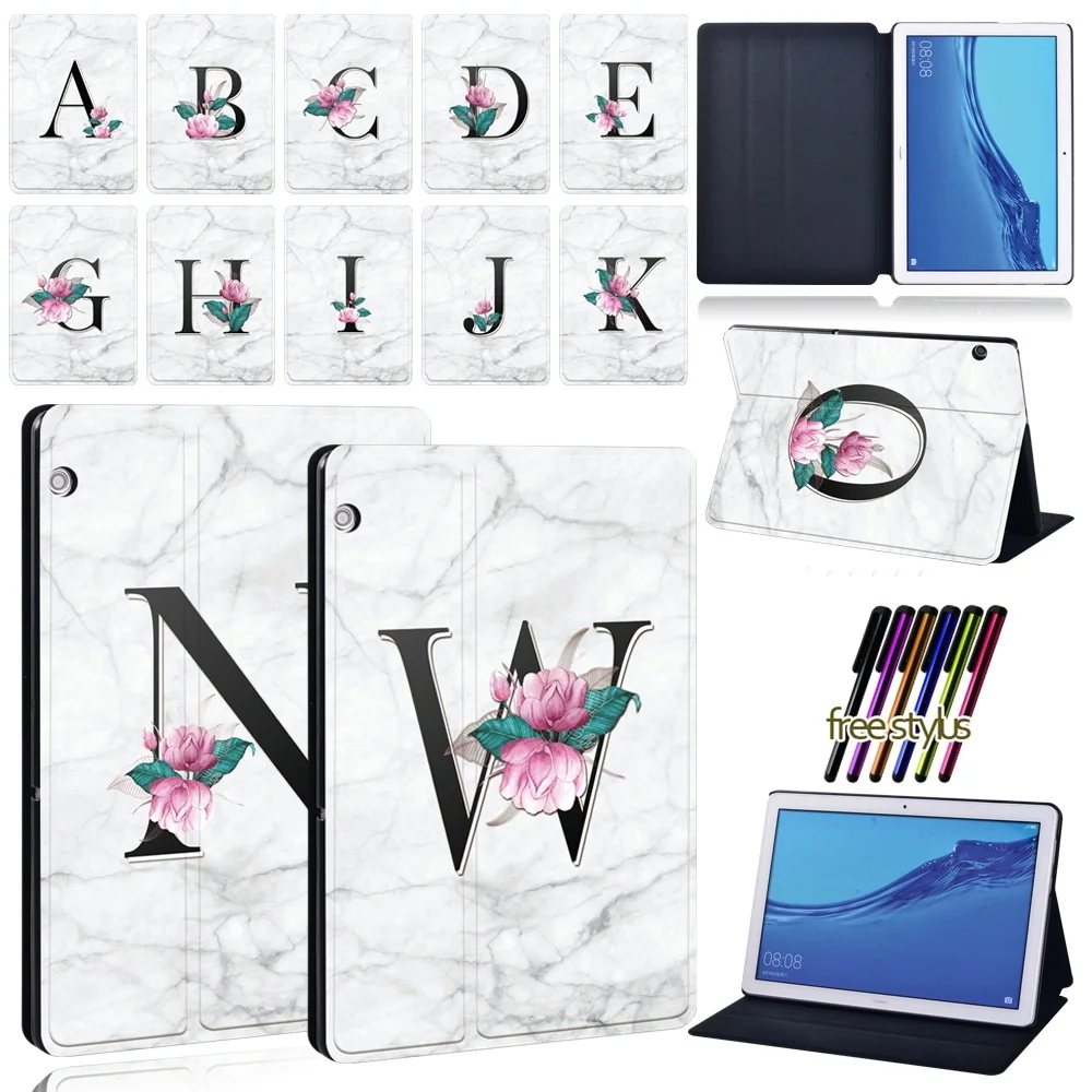 

For Huawei MediaPad M5 Lite 10.1"/M5 10.8"/T5 10 10.1"/MediaPad T3 8.0"/T3 10 9.6"/M5 Lite 8 Pu Leather Anti-Drop Tablet Cover