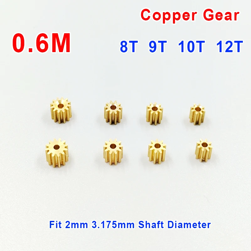 

Металлические шестерни 8T 9T 10T 11T 12T, модуль 0,6 м