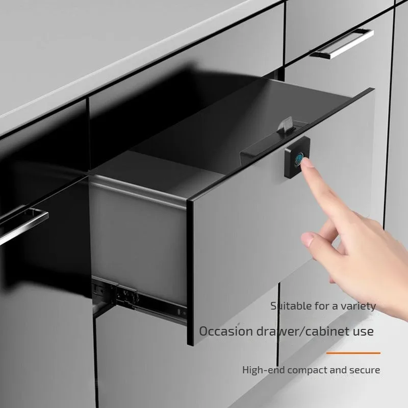 

T4 Intelligent Fingerprint Drawer Lock Furniture File Cabinet Shoe Cabinet Letter Box Fingerprint Drawer Lock