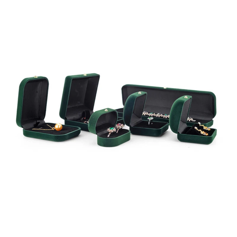 

Green Jewelry Box Ring Necklace Bracelet Jewelry Storage Gift Packaging Box Suitable for Marriage Proposal Wedding Anniversary