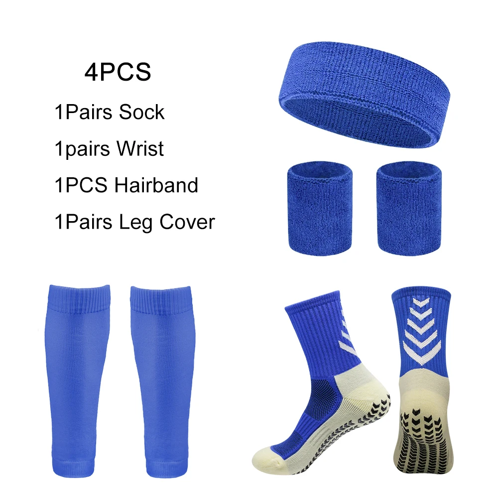 Набор Из 4 Профессиональных Тренировочных Носков Унисекс Футбольные Носки Для