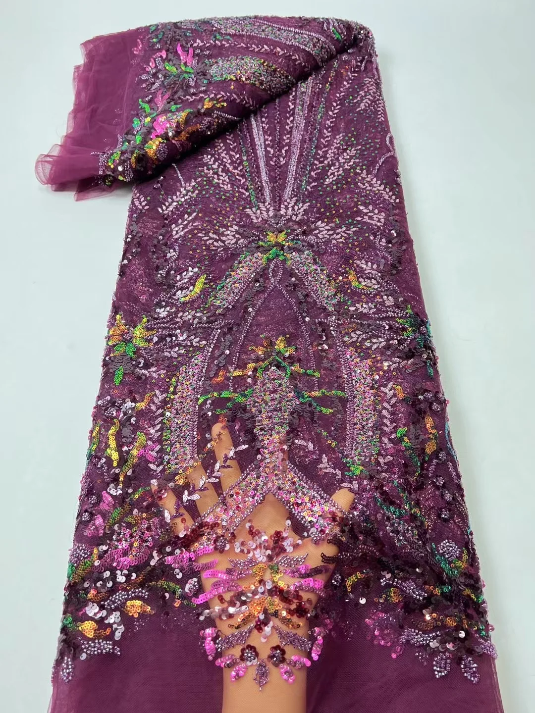 Роскошная французская Тюлевая кружевная ткань для невесты материалы жениха