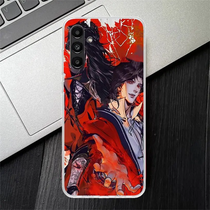 Небесный Официальный чехол с благословением для Samsung Galaxy A14 A15 A13 A12 A54 A55 A53 A52 A34 A35 A33