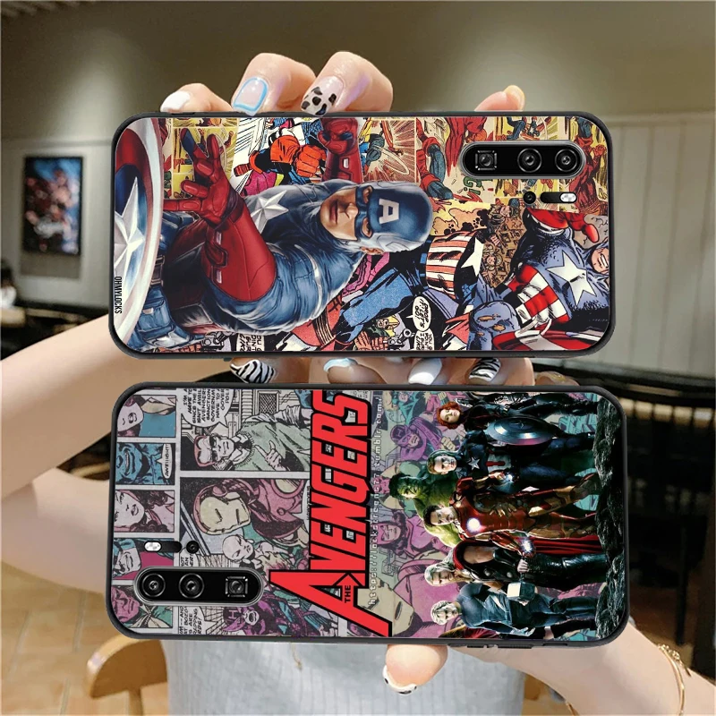 

Marvel Spiderman Iron Man Phone Cases For Huawei Honor P30 P40 Pro P30 Pro Honor 8X V9 10i 10X Lite 9A Carcasa Back Cover Coque