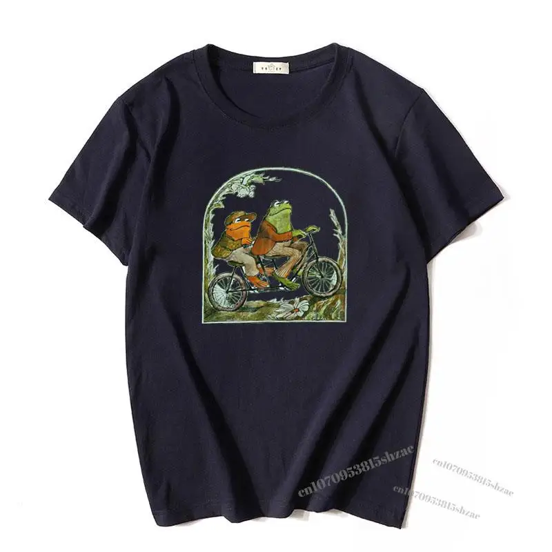 

Рубашка с лягушкой и жабой, винтажная Классическая футболка для книг, одежда для лучших друзей, для езды на велосипеде, футболка для влюбленных, одежда, эстетическая одежда, подарки для сестер