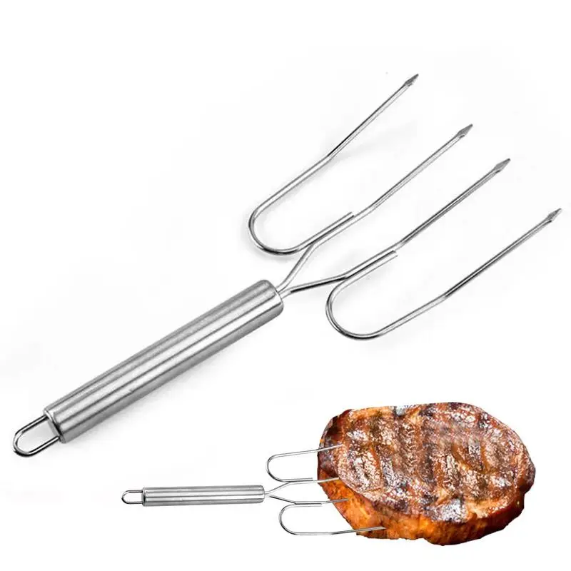 

Turkey Roast Forks Ultra-Sharp Stainless Steel Roast Ham Forks Stainless Steel Turkey Fork Transfer Chicken Or Ham Poultry