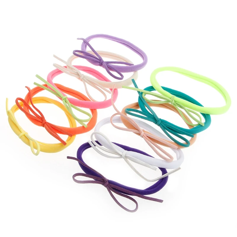 

10Pcs Headband Kids Girl Baby Toddler Bow Elastic Band Headwear Accessories