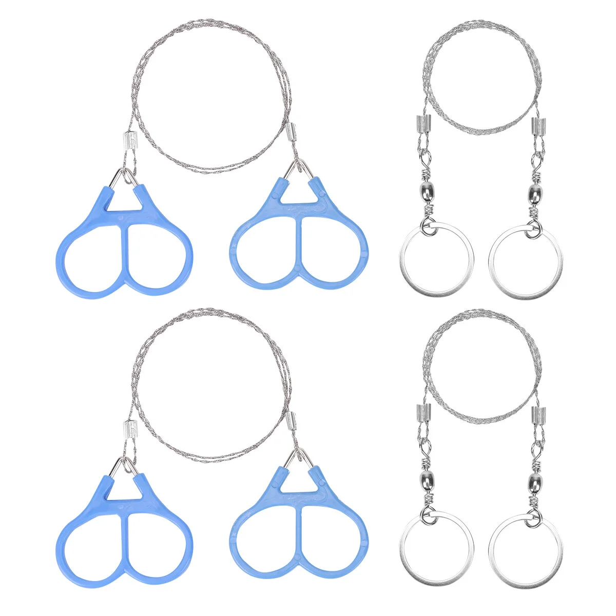 

4pcs Pocket Chainsaw Hand Compact Folding Hand Tool for Survival Gear Camping Hiking Tree Cutting Emergency