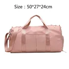 Женская сумка для тренировок, с регулируемым ремешком, водонепроницаемая, для сухого и влажного хранения, для улицы, фитнеса, путешествий, нейлоновая спортивная сумка для йоги, спортзала