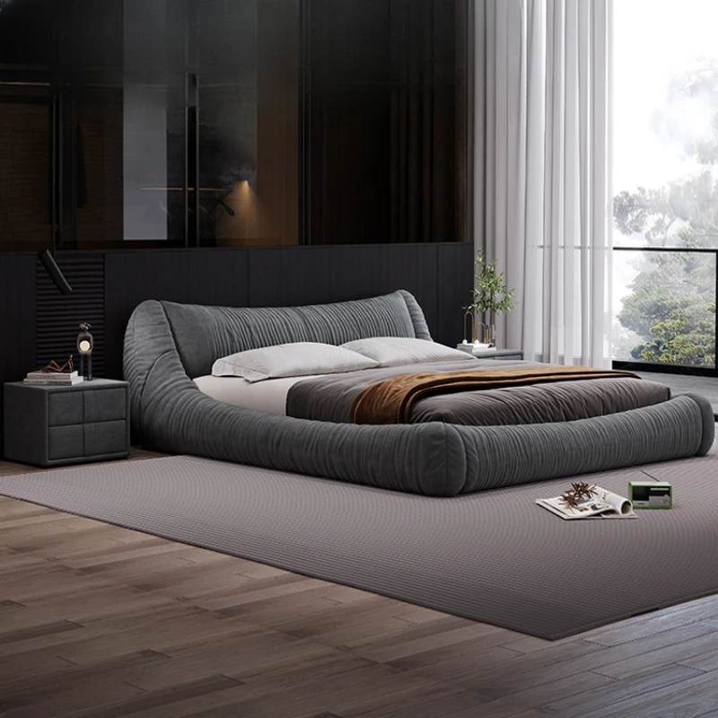 Двуспальная кровать с каркасом дома роскошная двуспальная размера King Size