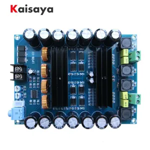 Цифровая аудиосистема XH-M641 TPA3116D2, 12 В, 24 В, 150 Вт x 2, мощный 2-канальный автомобильный усилитель с повышающей платой E5-003