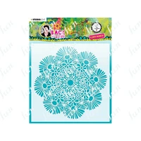 flower madness production stencil making drawing coloring folder cards reusable handmade diy holiday embossed photo album decor