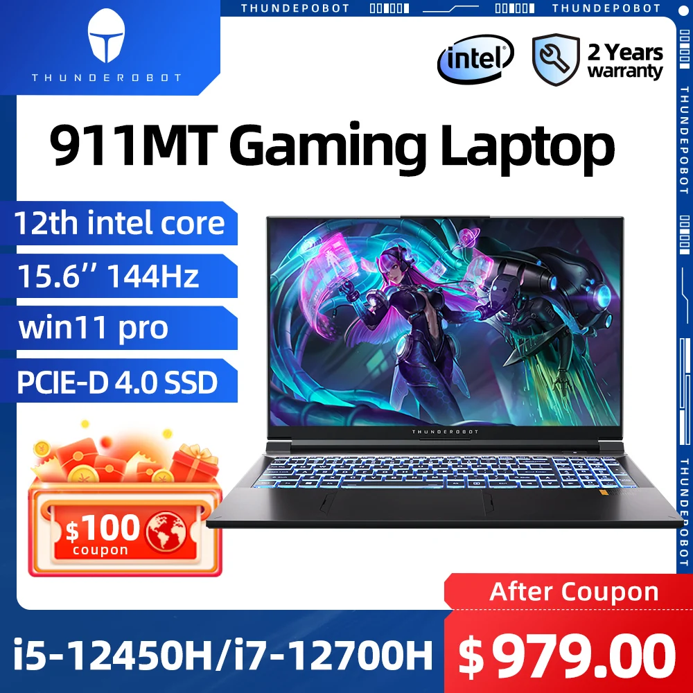 

Newest i7-12700H RTX3060 Gaming Laptop 911MT RTX3050 15.6" 144Hz i5-12450H Computer Laptops Gaming Laptop 2 Years Warranty