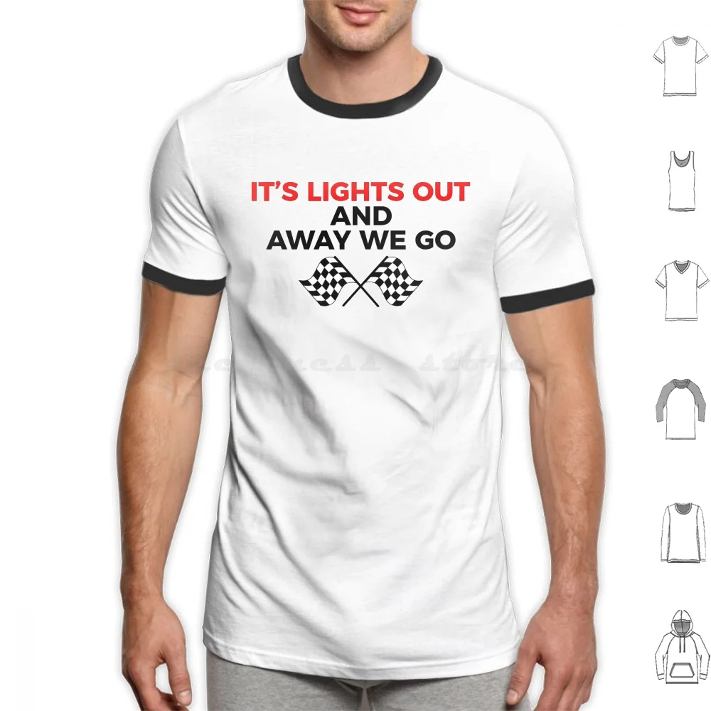 

Футболка из хлопка с надписью «It Out And Away We Go» для мужчин и женщин