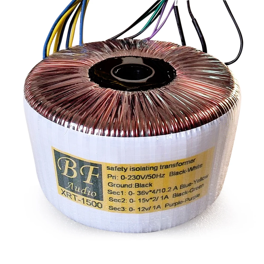 

T-036 1500W/2000W/2400W Nippon Steel Core Can be Custom Toroidal Transformer Fever "O "Shape Transformer 220V 50Hz