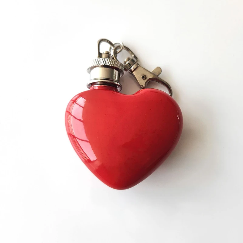 

Мини-фляга для вина в форме сердца из нержавеющей стали 30 мл