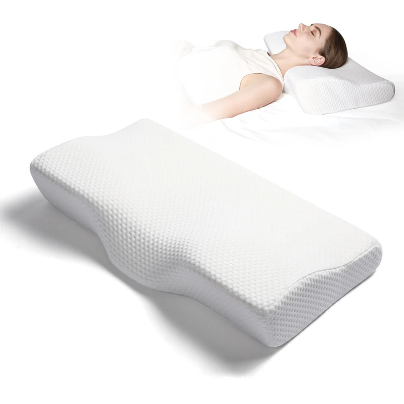 

Orthopedic pillow for sleeping Butterfly-shaped Pillow Slow Rebound Memory Foam pillow cervical spine pillow help sleep Pillows