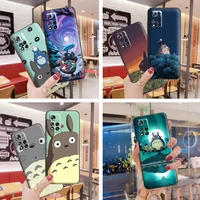 japan anime totoro miyazaki phone case for xiaomi 11t pro redmi note 10 9 pro 5g 9s 10s poco f3 x3 m3 gt pro x3 nfc coque black