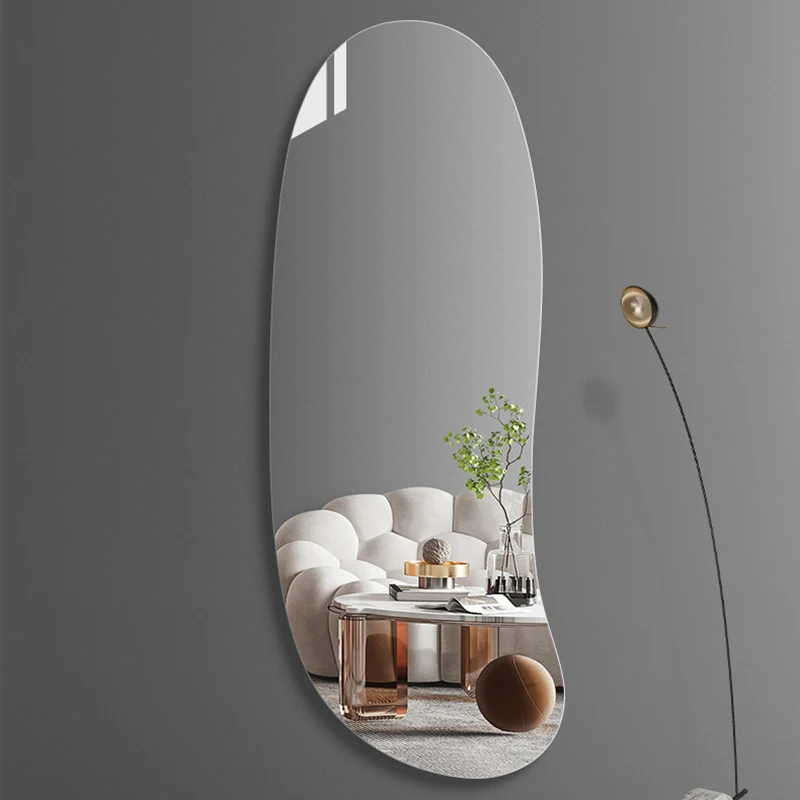 

Nordic Hallway Mirror Aesthetic Floor Full Body Mirror Hairdressing Aesthetic Espejo Decorativo Pared Home Decorating Items
