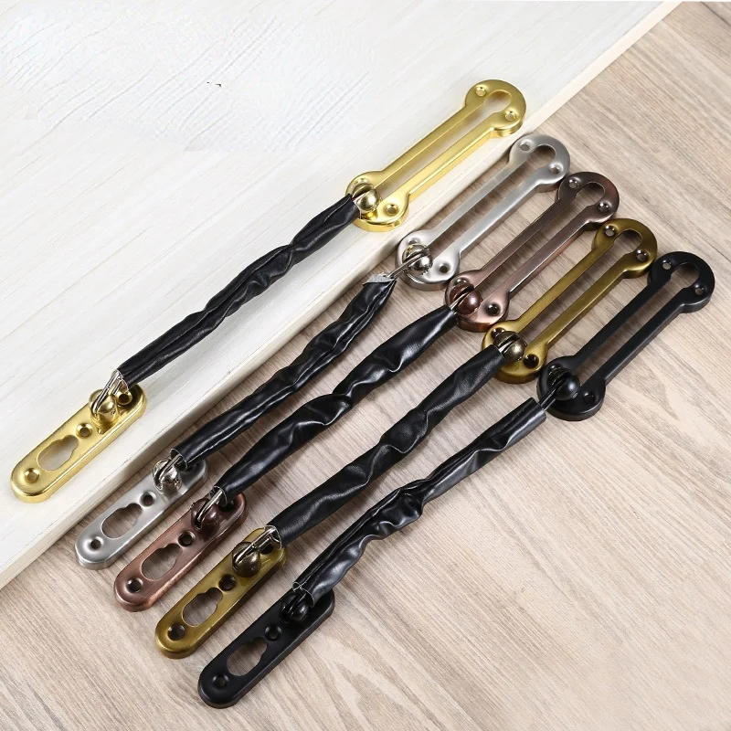 

NEW Thickened Anti-theft Chain Stainless Steel Door Bolt Hotel Door Chain Buckle Door Chain Safety Thickened Buckle Door Closer