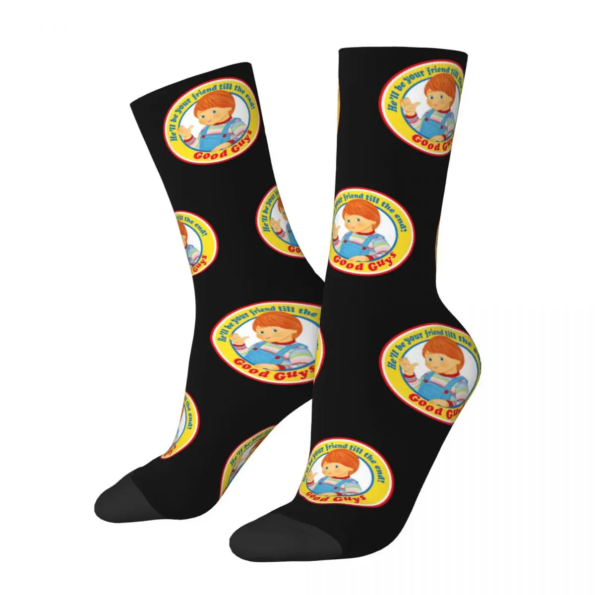 

New Chucky Child's Play Accessories Comfortable Good Guys Chuckys Horror Film Skateboard Socks All Seasons Gift Idea