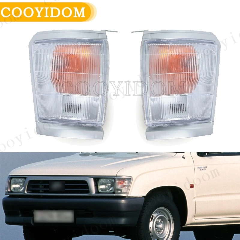 Угловой светильник для Toyota Hilux 1997 1998 1999 2000 2001 светодиодный светильник широкий светильник с поворотным сигналом боковой маркер chormed trim Угловой светильник для Toyota Hilux 1997 1998 1999 2000 2001 светодиодный светильник широкий светильник с поворотным сигналом боковой маркер chormed trim