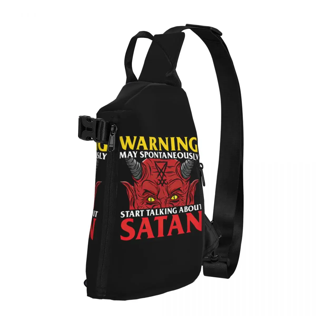 Satan Shoulder Bags Chest Cross Chest Bag Diagonally Casual Messenger Bag Travel Handbag