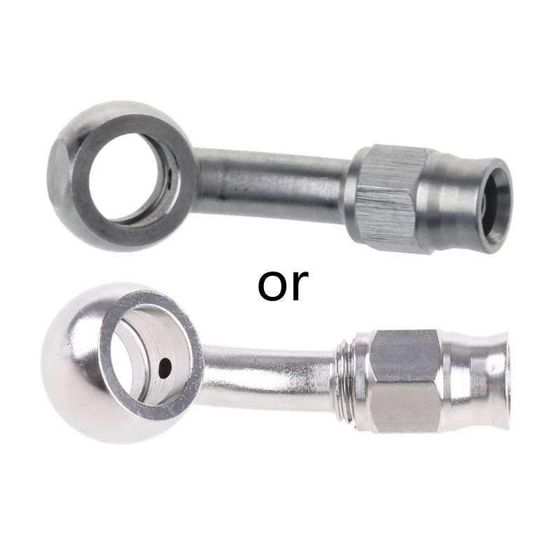 

Machined AN -3 Hose to to M10 Metric 10mm 45 Degree Stainless Steel Ptfe Custom Brake Clutch Hose Fitting Car Parts