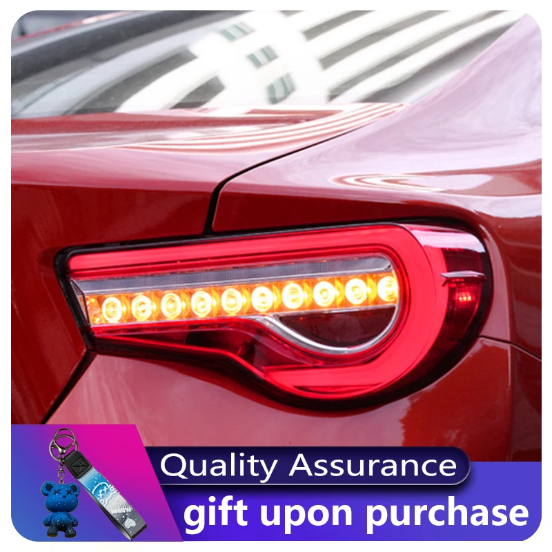 Стайлинг автомобиля для Toyota GT86 BRZ 2012-2020 задний фонарь динамический DRL