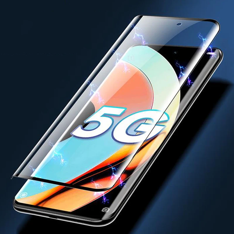 For Realme 10 Pro Plus 3D Curved Tempered Glass Screen Protector for Realme 10 Pro+ 10 ProPlus Full Cover Protective Front Film