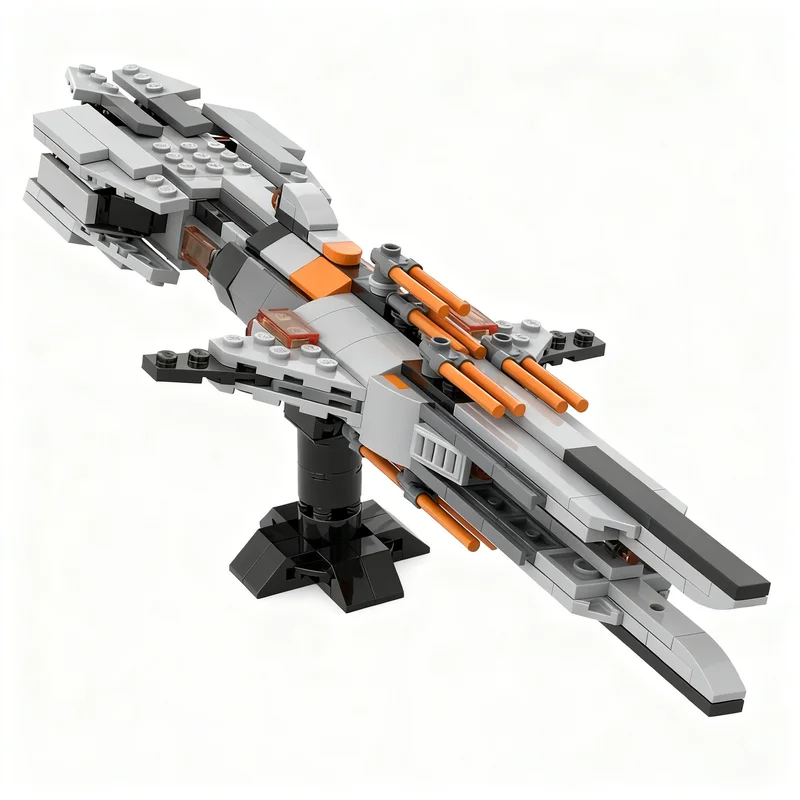 Фото 375 шт. строительных блоков MOC Space Hyperion, рождественский подарок, коллекция DIY, 3D-конструктор, творческий художественный набор на день рождения №2