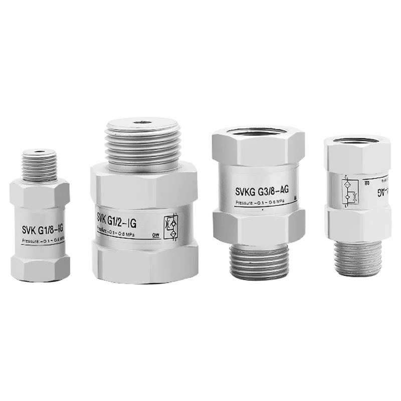 

Высокое качество, вакуумный предохранительный клапан, логический клапан, обратный клапан, присоска, присоска SVK-SVKG-M5/G1/8/G1/4/G3/8/G1/2-IG-AG