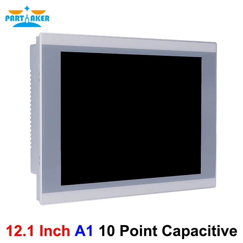 12.1 Inch TFT LED Industrial Panel PC Intel J1900 J6412 I3 I5 All In One Computer With 10 Point Capacitive Touch Screen IP65