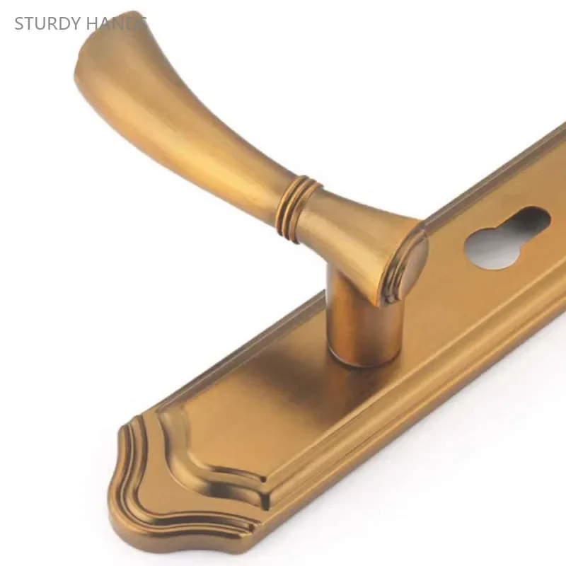 Дверной замок из марганцевой стали бесшумная ручка алюминиевого сплава для дома