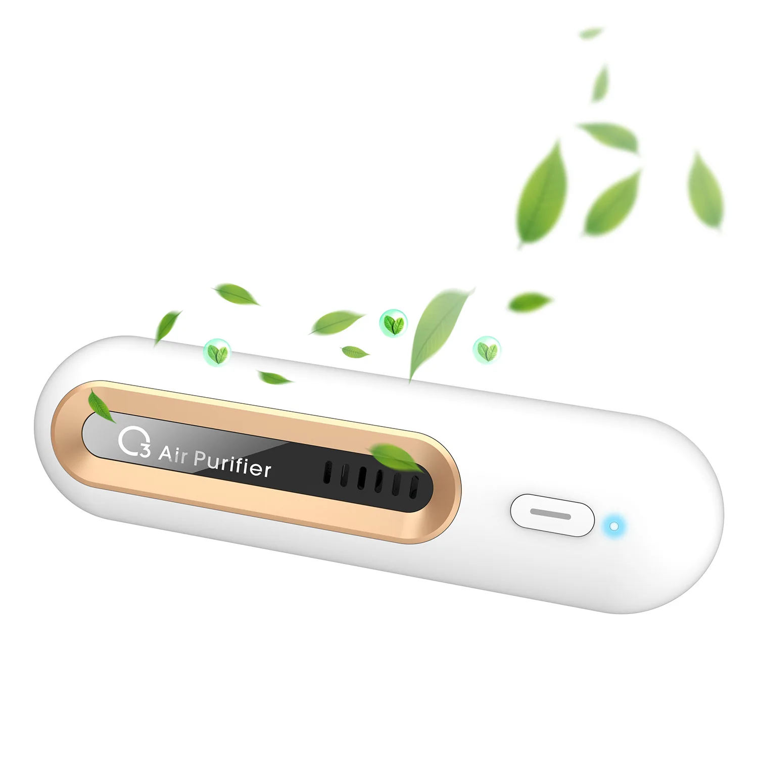 

Mini Air Purifier Ozone Generator Refrigerator Deodorizer Freshener Sterilizer USB Rechargeable Fridge Ozone Air Purifier