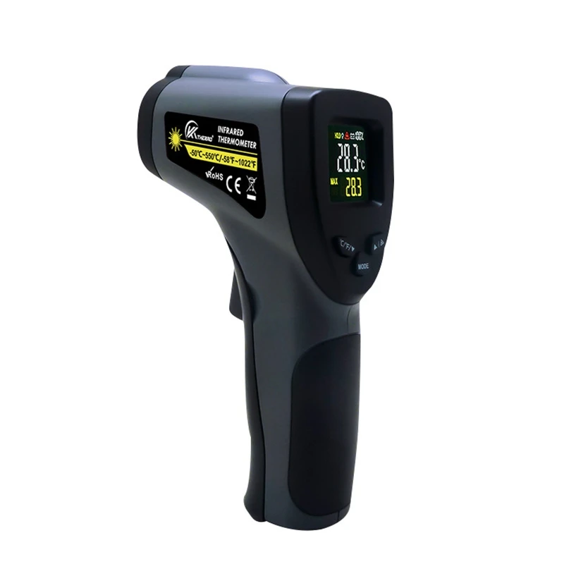 

Upgrade Infrared Thermometer -50℃~550℃/-58~1022℉ La-ser Thermometer for Oven