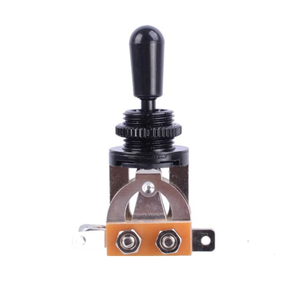 

Selector 3 Way Guitar Toggle Switch Switch Toggle Black Electric Fittings Guitar Metal + Plastic 3 Way Accessories