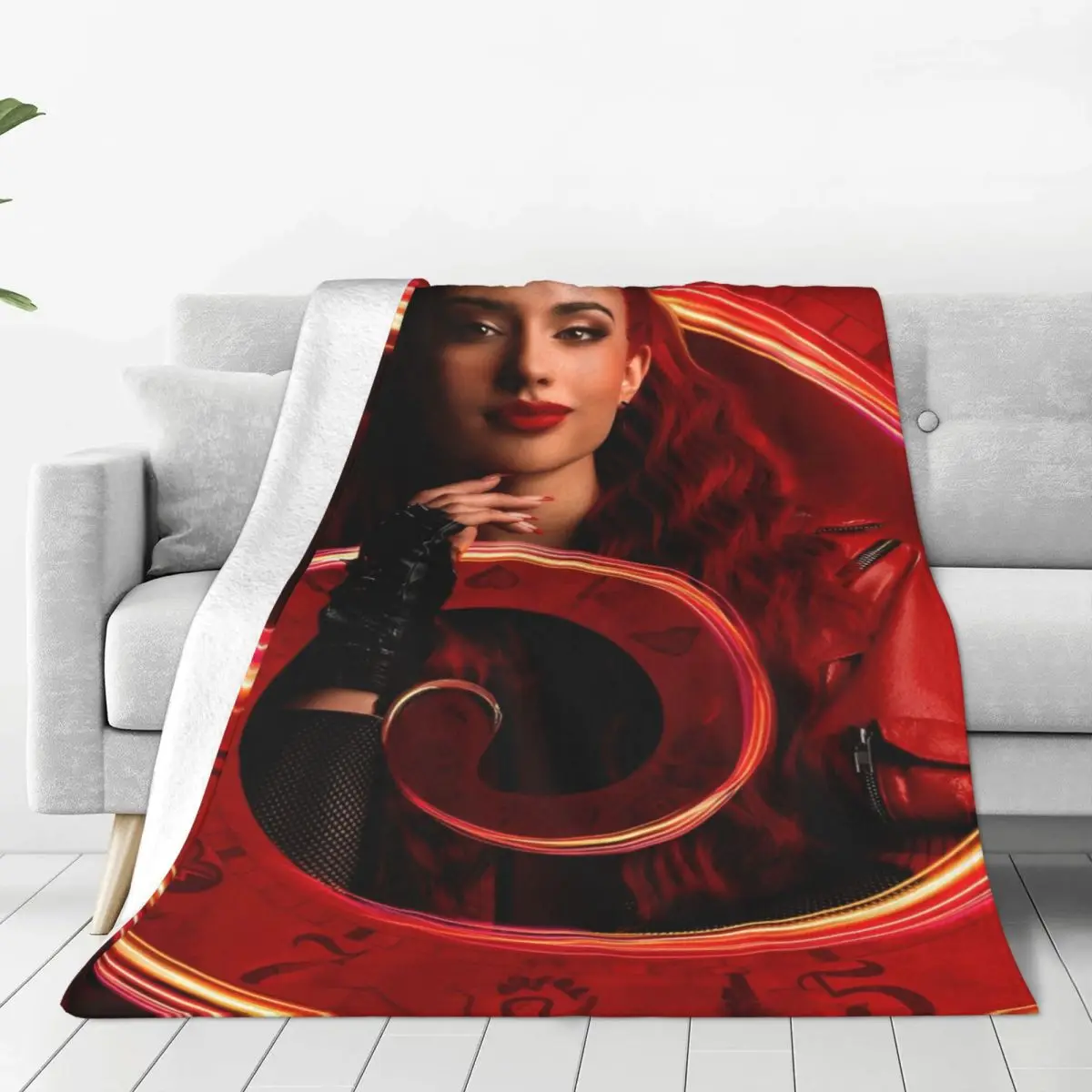 Мягкое фланелевое одеяло с надписью The Rise Of Red Stuff