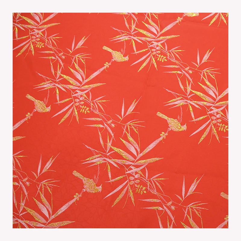 

Chinese Style Jacquard Clothing Cloth Happy Upper Brow Dark Pattern Macaron Color Coat Dress Cheongsam Hanfu